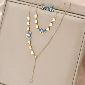 Amora Bow Trio jewellery Set