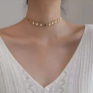 Minimal Prism Gold Choker