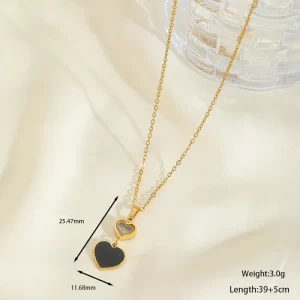 Twin Heart Necklace