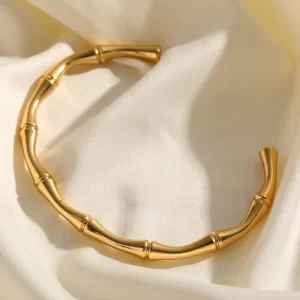 Golden Bamboo Cuff