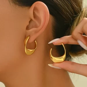 Ripple Hoop Earrings