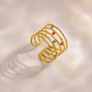 18kt gold plated