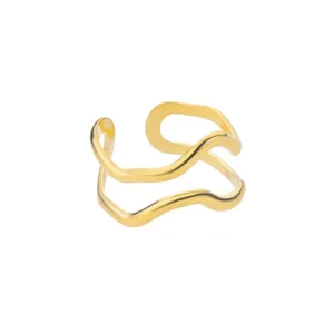 Wavy Open Stackable Ring