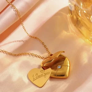 Love Note Heart Necklace