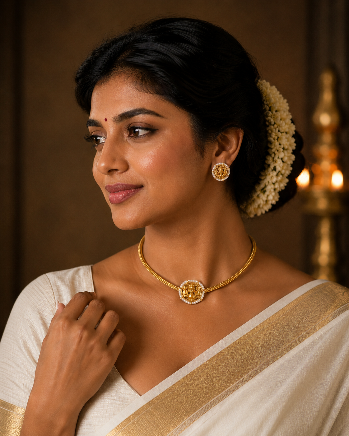 choker set for onam