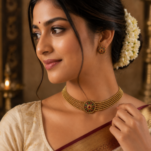Reshmika choker necklace set