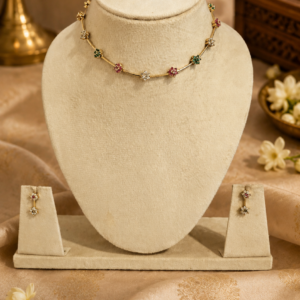 floral AD necklace set