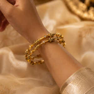 traditional Lakshmi bangle set of 2